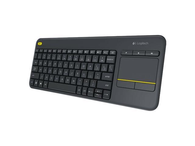 Logitech K400 Plus with Touchpad for PC connected TVs Wireless Touch Keyboard