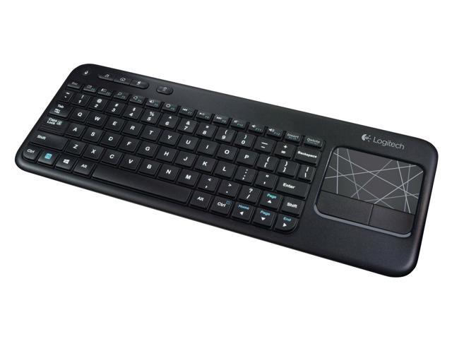 Logitech with Built-In Multi-Touch Touchpad Wireless Touch Keyboard K400