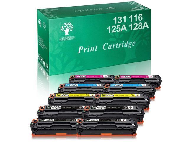 Recertified - 10X Ce320a Ce321a Ce322a Ce323a 128A Toner For Hp Laserjet Pro Cm1415fnw Cp1525n