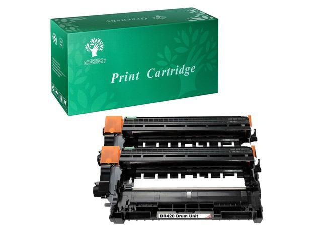 2 Lots Dr420 Dr450 Drum Unit For Brother Dr-420 450 Mfc-7860Dw 7460N Dcp-7065Dn