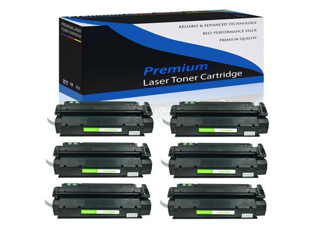 6Pk High Yield Black Q2624a 24A Toner Cartridge For Hp Laserjet 1150 Printer