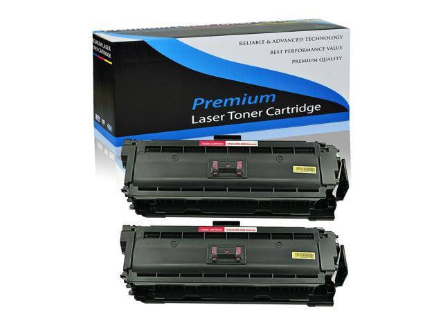 2 Pk Toner Cartridge For Hp Color Laserjet Enterprise 508A Cf363a M533x M552dn