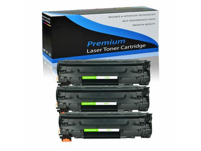 3Pack 83A Cf283a Toner Cartridge For Hp Laserjet Pro M127fn M201dw M127fw M201dw