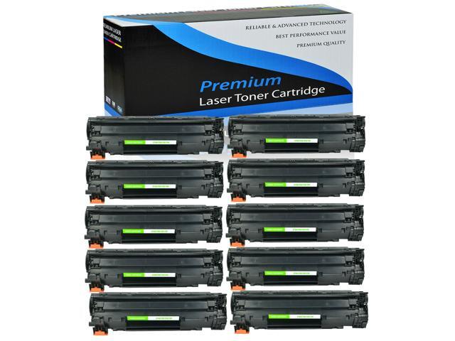 10Pack Crg126 Black Toner Cartridge For Canon 126 Imageclass Lbp6200d Lbp6200