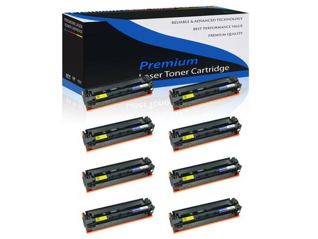 8 Pk Cf400a 201A Black Toner Cartridge For Hp Laserjet M252dn M252 M277dw Series