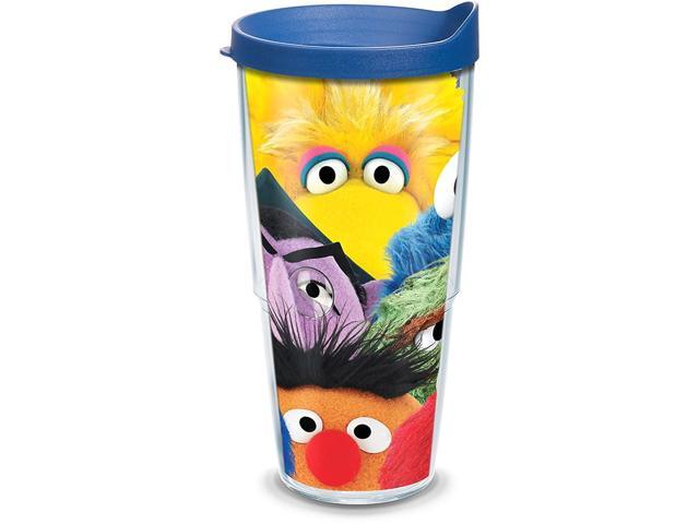 Tervis Sesame Street - Big Faces Insulated Tumbler with Wrap and Blue Lid 24 oz - Tritan Clear