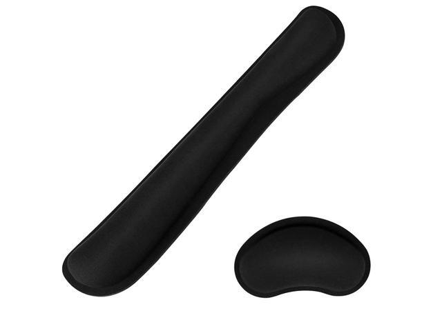 Wrist Rest for Computer Keyboard and Mouse Pad Support Memory Foam Set Easy Typing and Wrist Pain Relief Ergonomic Lightweight Anti-Skid Wrist