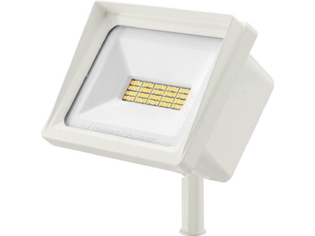 Lithonia Lighting QTE 40-Watt White Outdoor Integrated LED Flood Light