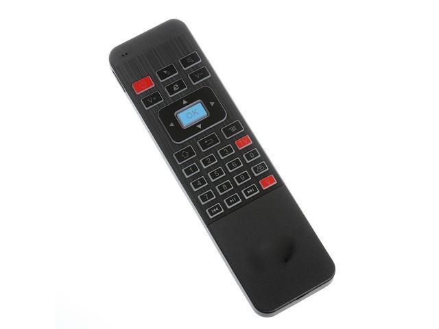 Cordless Remote Air Keyboard W/ Ir Learning Blacklit 24G Wireless Mouse Tv Remo