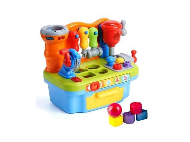 Woby Multifunctional Musical Learning Tool Workbench Toy Set for Kids with Sh