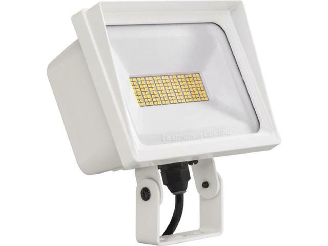 Lithonia Lighting QTE 40-Watt White Outdoor Integrated LED Flood Light