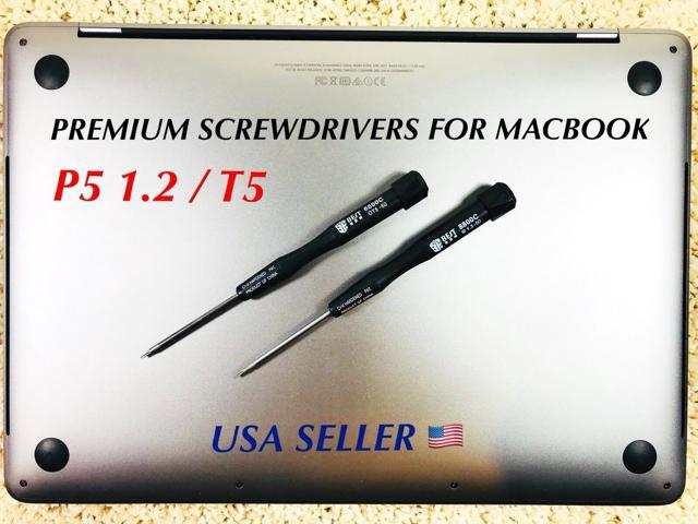 P5/PL4/TS4 Pentalobe S2 & Torx 5 T5 Screwdriver for MacBook Air & Pro Retina