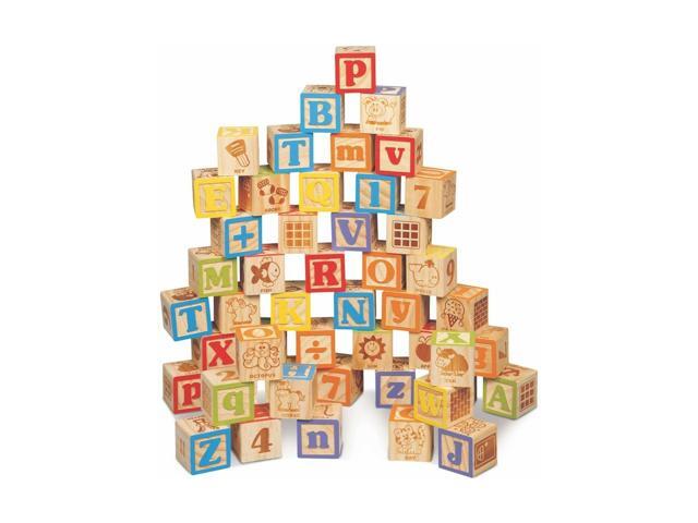 Maxim Deluxe Wooden ABC Blocks Extra-Large Engraved Baby Alphabet Letters C