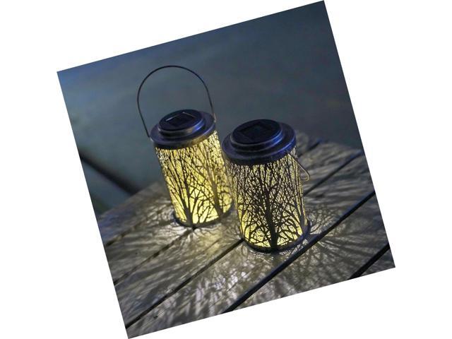 Hanging Solar Lights Outdoor - Solar Lanterns Garden Solar Patio Table Lamps