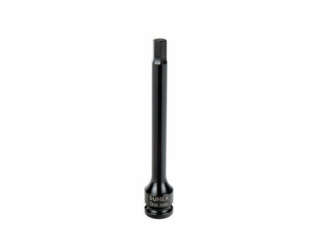 Sunex 26495L Tools 1/2 In Drive 10 Mm Hex Impact Socket 6 In