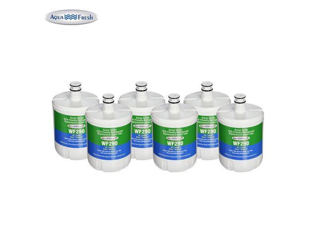 6 Pack Aqua Fresh Replacement Water Filter Fits LG LFX25974ST Refrigerators
