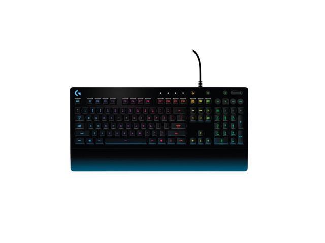 Logitech G213 Prodigy Gaming Keyboard with 168 Million LIGHTSYNC RGB Lighting Colors INTEGRATED PALM REST & ADJUSTABLE FEET