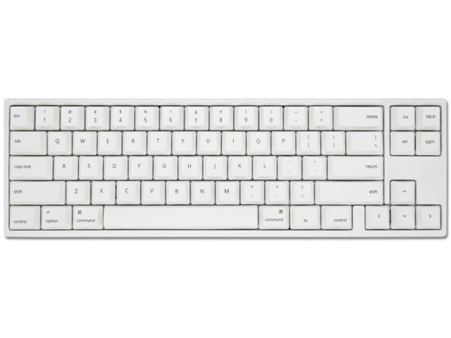 Ducky X Varmilo MIYA Pro Mac White LED 65% Dye Sub PBT Mechanical Gaming Keyboard Cherry MX Silent Red NKRO Detachable USB Type-C Wired White