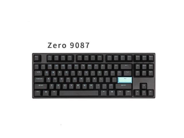Ducky Zero 9087 Black 87 Keys TKL Wired Mechanical Gaming Keyboard Non-backlit Model - Cherry MX Silent Red