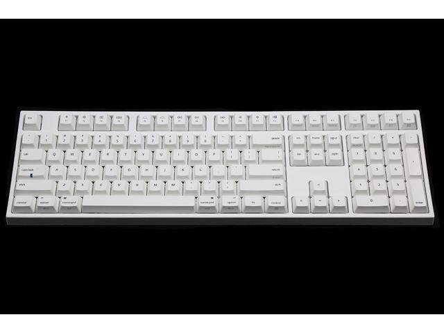 white mac mechanical keyboard