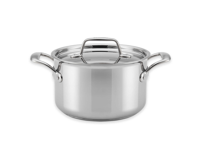 Breville® Thermal Pro Clad Stainless Steel 4-Quart Covered Saucepot