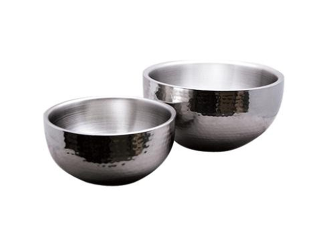 Hammer Stahl 2-piece Hammered Bowl Set