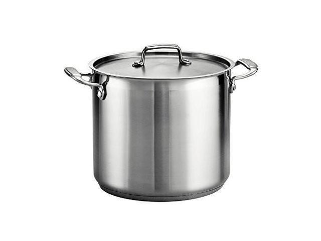 Tramontina 80120/000DS Tramontina Gourmet Stainless Steel Covered Stock Pot 12-Quart