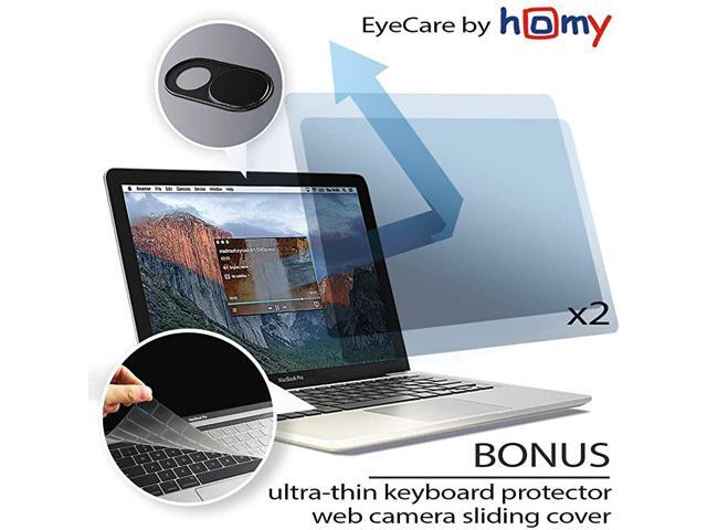 AntiBlue Light Screen Protector Kit 2Pack for New MacBook Air 13 inch Retina 20182020 TouchID Bonus UltraThin TPU Keyboard Cover Web Camera Cover