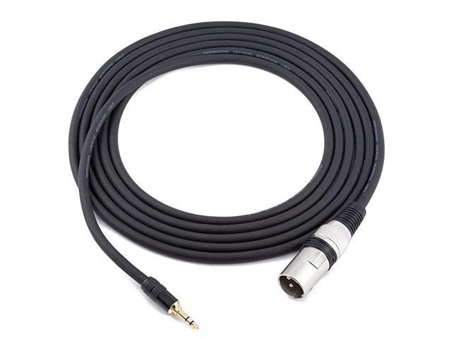 XLR Male to 18 10Ft3m XLR Male to 35mm 18 Inch Stereo Male Balanced Cable for Cell Phone Laptop Speaker Mixer