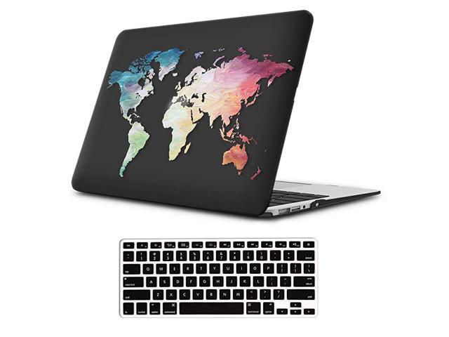 MacBook Air 13 inch Protective Hard Case Rubber Coated Ultra Thin Shell Cover+Keyboard Cover for Older Version MacBook Air 13 inch Model A1369A1466