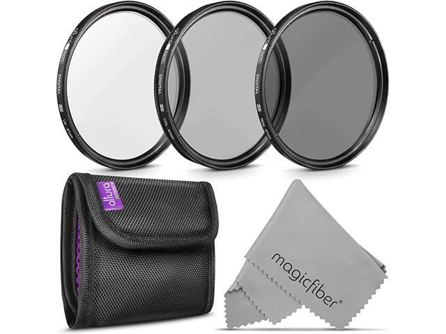 67MM Professional Photography Filter Kit UV CPL Polarizer Neutral Density ND4 for Camera Lens with 67MM Filter Thread + Filter Pouch