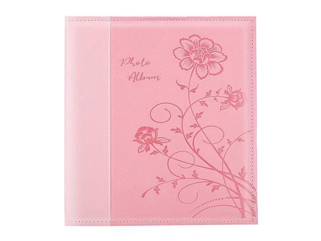 Photo Picutre Album 4x6 500 Photos Extra Large Capacity Leather Cover Wedding Family Photo Albums Holds 500 Horizontal and Vertical 4x6 Photos with