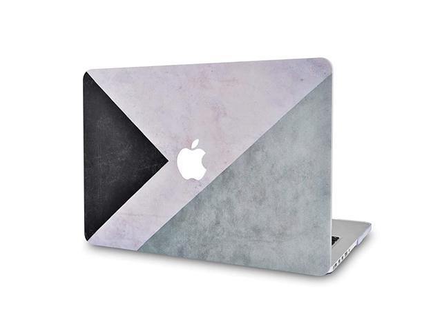 Laptop Case for MacBook Air 13 Inch A1466 A1369 No Touch ID Rubberized Plastic Hard Shell Cover Black White Grey