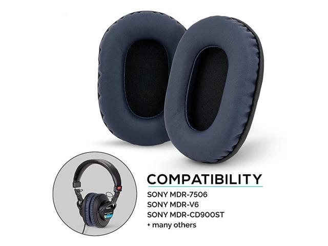 Earpads for Sony MDR 7506 V6 CD900ST with Memory Foam Ear Pad Suitable for Other On Ear Headphones Dark Blue