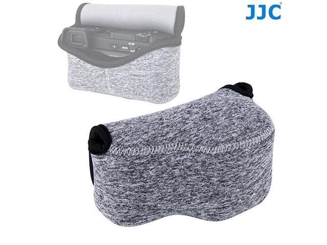 Grey Ultra Light Neoprene Camera Case for Sony a6600 a6500 a6400 a6300 a6100 a6000 a5100 +1650mm Lens Pouch Bag for Sony RX1 RX1R II Panasonic
