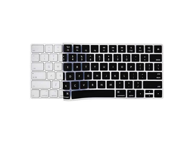 Magic Keyboard Cover Skin Protector Fit for Apple iMac Magic Keyboard MLA22LLA A1644 Black Silicone