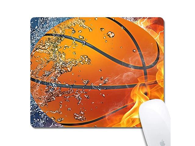 Gold Elk Marble Gaming Office Mouse Pad Durable Customized NonSlip Rubber Mouse PadRectangle Basketball Fire