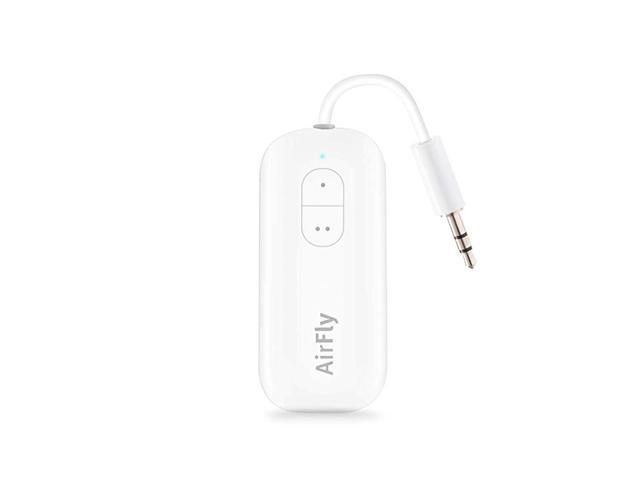 AirFly Duo Wireless Transmitter with Audio Sharing for up to 2 AirPodsWireless Headphones to Any Audio Jack for use on Airplanes Boats or in Gym