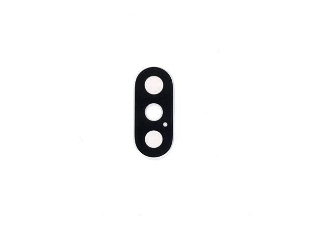 Replacement Part Compatible with iPhone X Camera Lens Back Glass with Frame Glass Only