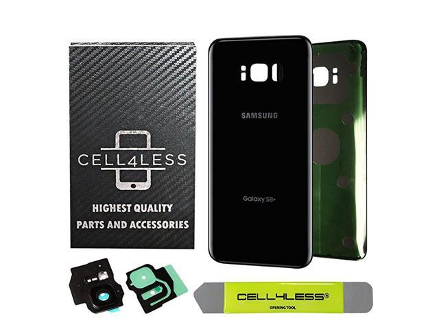 Replacement Back Glass Cover Back Battery Door wCustom Removal Tool PreInstalled Adhesive for Samsung Galaxy S8 Plus OEM All Models G9552 Logo OEM