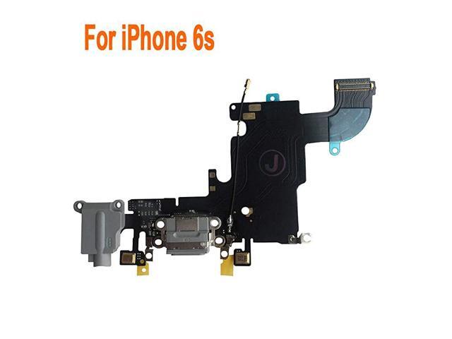 OEM Charging Port Dock Connector Flex Cable wMicrophone + Headphone Audio Jack Port Ribbon Replacement Part Compatible for iPhone 6s All Carriers