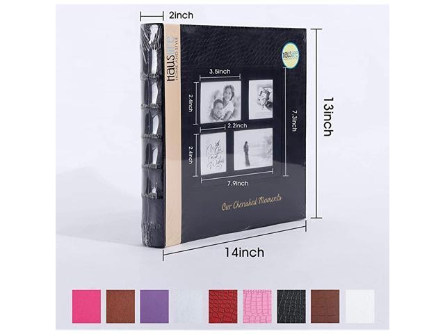 SelfStick Page Photo Album 4x6 5x7 3x5 6X88X10 Scrapbook Album Wedding Photo AlbumBaby Growth Family Album Leather Cover Hand Made DIY Albums
