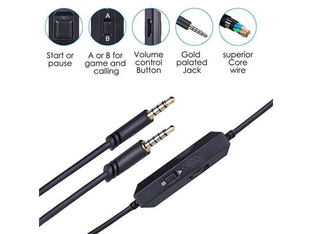 Neweggbusiness A10 Replacement Cable Inline Mute Volume Control With Microphone For Astro A10a30a50 1 M Headsets Cord Lead Compatible With Xbox One Play Station 4 Ps4 Headphone Audio Extension Cable 1m Neweggbusiness A10 Replacement Cable Inline Mute Volume Control With Microphone For Astro A10a30a50 1 M Headsets Cord Lead Compatible With Xbox One Play Station 4 Ps4 Headphone Audio Extension Cable 1m