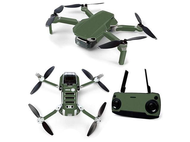 Skin for DJI Mavic Mini Portable Drone Quadcopter Solid Olive Protective Durable and Unique Vinyl Decal wrap Cover Easy to Apply Remove and