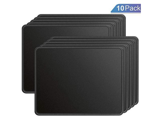 10 Pack Mouse Pad with Stitched Edges Large Mousepad with Superior MicroWeave Cloth NonSlip Base Mousepads Water Resist Mouse Pads for Computers