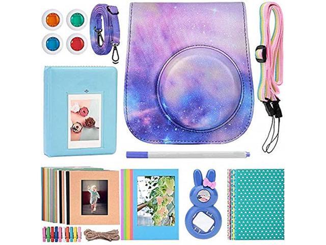 Instant Camera Accessories Bundle Compatible for Fujifilm Instax Mini 9 Mini 8+ Mini 8 Instant Film Camera Includes Camera Case Album Frame