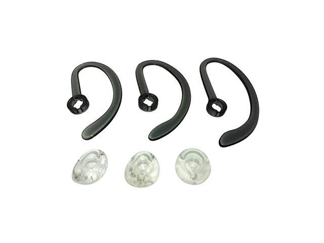 CS540 Ear Tips Replacement Earbuds Ear Buds Headset Parts Spare Kit Ear Loops Compatible with Plantronics CS540 WH500 W440 Savi W740 Includes 3