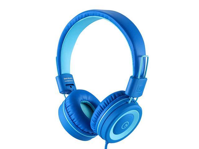 Kids Headphones K11 Foldable Stereo TangleFree 35mm Jack Wired Cord OnEar Headset for ChildrenBoysGirlsiPadSchoolKindleAirplanePlaneTablet Skyline