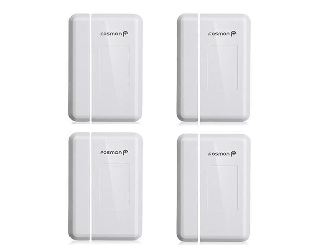 4 Pack WaveLink 51018HOM AddOn Door Contact Sensor Unit No Receiver White