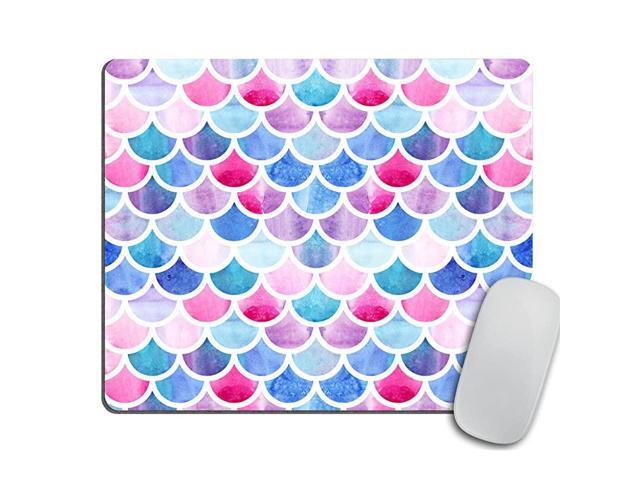 Scales Mouse Pad Watercolor Fish Scales Mouse Pad